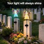 Angel Solar Lights for Cemetery Memorial Gift Grave Decorations Solar Angel - Image 9