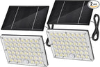 2pack 184 LED Solar Motion Lights Outdoor, Solar Wall Lights Outdoor Waterproof by Unknown