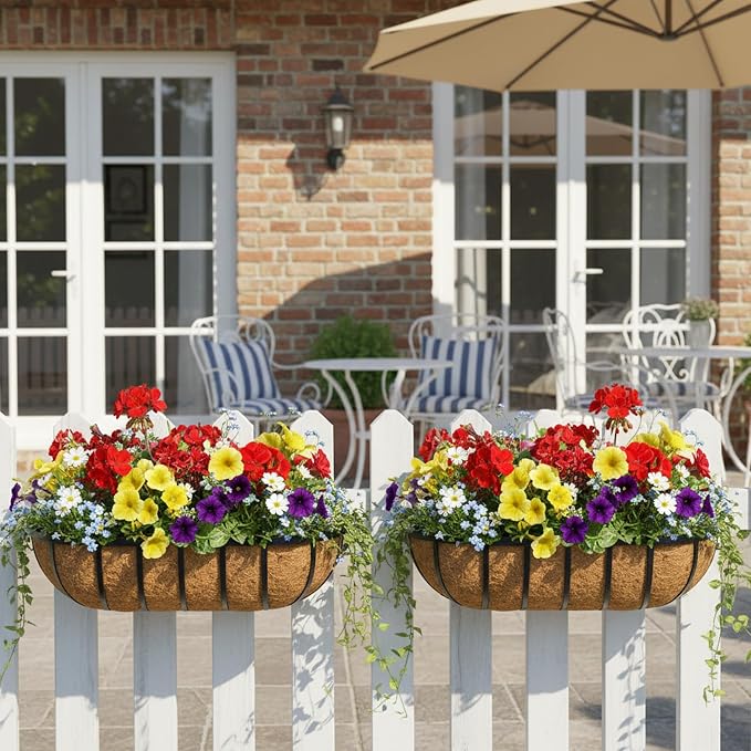 24 Inch Railing Planter Window Box Deck Balcony Rail Planter - Image 7