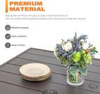NUU GARDEN 7-Piece Outdoor Dining Table Set, All Weather Table - Image 7