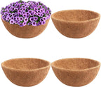 Y&M 4PCS 16" Round Coconut Fiber Liner Pre-Formed Replacement by YM