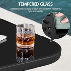 Yaheetech Patio Bar Table Tempered Glass, Height High Top Outdoor Pub Height - Image 9