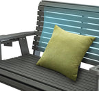 HDPE Porch Swing with 18/8 Stainless Steel Bolts, Ergonomic Design, Ultra - Image 6