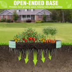 WORKPRO 2PK 8x4x1ft Outdoor Galvanized Raised Garden Bed, Easy Assembly Planter - Image 2