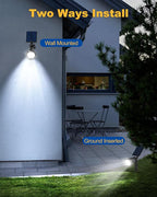 Solar Spot Lights Outdoor, 14 LED Outdoor Solar Lights - Image 6