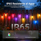 NEEWER 48ft Outdoor String Lights, App Control Smart AI RGBW Hanging Outside - Image 6