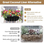 Riare 4 Pack 30 Inch Black Felt Window Box Liners- Fabric Trough Planter Basket - Image 4