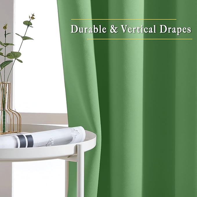 NICETOWN Blackout Curtains for Sliding Glass Door Room Divider Noise Reduce - Image 6