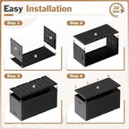 Devoko 100 Gallon Waterproof Large Resin Deck Box Indoor Outdoor Lockable - Image 6