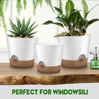 Indoor Outdoor Plant Pots- Self Watering Planters - Image 6