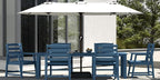 5-Piece Navy Blue Outdoor Dining Set - Image 7