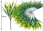 Artificial Plants Outdoor, Lavender Artificial Flowers Plastic Fake Faux - Image 3