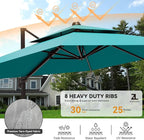 9x12FT Cantilever Patio Umbrella - Image 3