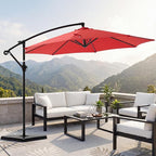 OLIXIS Offset Patio Umbrella, 9.7FT Cantilever Table Umbrellas - Image 7