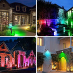 T-SUNUS RGB Solar Spot Lights Outdoor Christmas, Color Changing Landscape - Image 7