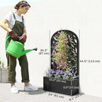 Outsunny Metal Raised Garden Bed - Image 7