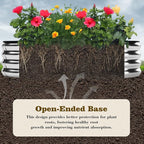 Galvanized Metal Planter Raised Garden Bed Kit - Image 5