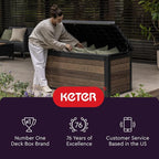 Keter Marvel Plus 71 Gallon Resin Outdoor Storage Box - Image 11