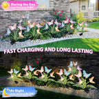 Solar Garden Lights 4 Pack Waterproof Decorative Solar Lights Outdoor - Image 4