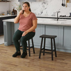 Bar Stools Set of 4, Waterproof UV-Resistant, Durable Resin Kitchen Island - Image 5