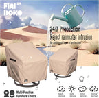 Outdoor Chair Covers 2 Pack, 100% Waterproof Heavy Duty Patio Furniture Cover - Image 4