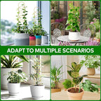 17.5 Inch Plant Trellis Indoor for Climbing Plants, Metal Small Garden Trellis - Image 7