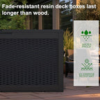 100 Gallon Outdoor Deck Box, Lockable Waterproof Outdoor Storage Boxes - Image 7