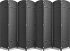 Sorbus 8 Panel Room Divider 6 ft. Tall by Sorbus