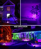 L LOHAS LED Tree Spotlight Outdoor, Auto On/Off 5W 120V Landscape Lighting - Image 5