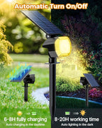 btfarm 2 Pack Solar Spot Lights Outdoor Waterproof IP65, 52 LED Landscape - Image 4