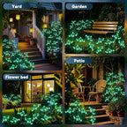 Solar Garden Lights 2 Pack Waterproof Solar Swaying Starburst Light Outdoor - Image 7