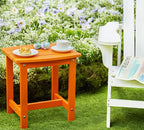 Y&M Outdoor Side Table, HIPS Adirondack Small Single Table, Waterproof Square - Image 4