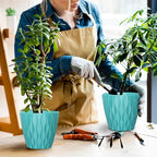6 Pack 7 Inch Indoor Plant Pots - Image 7