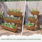 3-Tier Wooden Vertical Raised Garden Bed - Image 6