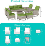 11-Piece Outdoor Patio Furniture Set - Image 2