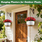 4-Piece Set of 8-Inch Hanging Planters - Image 5