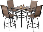 NUU GARDEN 5-Piece Outdoor Bar Set by NUUGARDENCORPORATION
