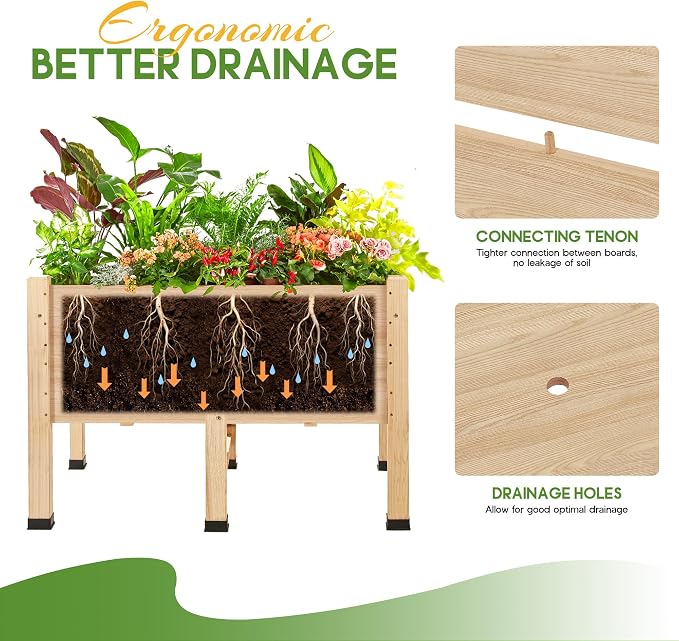 AMERLIFE 4x2 Ft Raised Garden Bed - Image 4