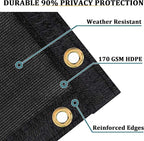 Shade&Beyond 4' X 50' Fence Privacy Screen Heavy Duty 170 GSM Fencing Mesh - Image 2