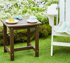 Y&M Outdoor Side Table, HIPS Adirondack Small Single Table, Waterproof Square - Image 4