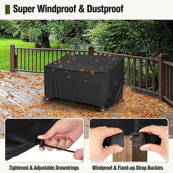 MR.COVER 3-Seater Outdoor Couch Cover Waterproof, Patio Furniture Cover - Image 6