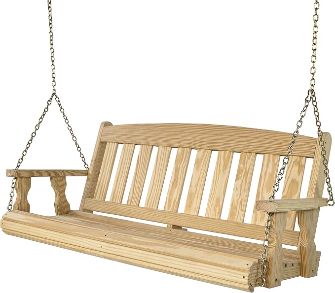 Amish Casual Heavy Duty 800 Lb Mission Treated Porch Swing by AmishCasual