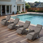 Belord 7 Piece Wicker Patio Furniture Set - Image 4