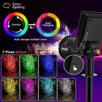 Color Changing Solar Spot Lights Outdoor, 21 LEDs Brightness Solar Pathway - Image 3