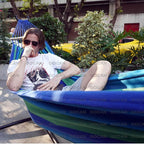 Double Hammock 2 Person Extra Large 220x160cm Total Length 330cm Load 500lb - Image 3