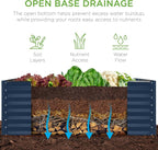 Best Choice Products 4x2x2ft Outdoor Metal Raised Garden Bed, Deep Root Box - Image 5