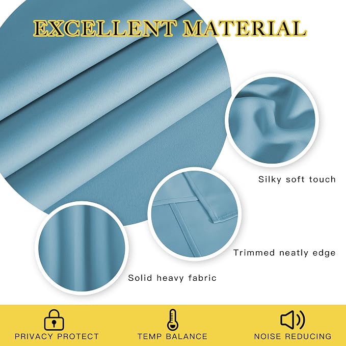 NICETOWN Patio Blackout Curtain Panels - Image 2