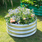 Land Guard 2 Pack 2×2×1ft Galvanized Raised Garden Bed, Planter Raised Garden - Image 2