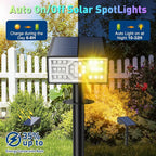 Solar Color Changing RGB Spot Lights Outdoor, 6 Pack/7 Lighting Modes - Image 8