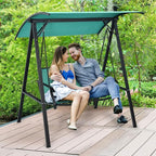 Tangkula 2-Person Patio Swing, Weather Resistant Porch Swing - Image 8